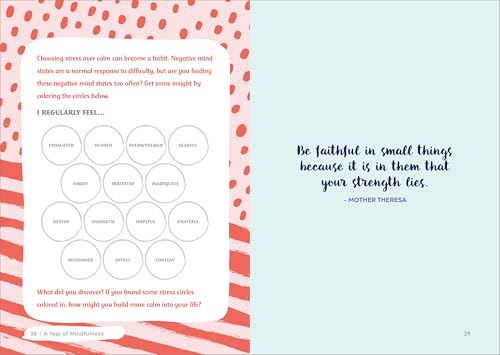 A Year of Mindfulness: A 52-Week Guided Journal to Cultivate Peace and Presence (A Year of Reflections Journal)