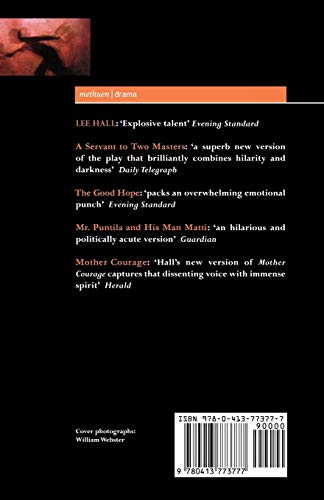 Hall Plays: 2: Mr Puntila; Mother Courage; A Servant to Two Masters; The Good Hope (Contemporary Dramatists)