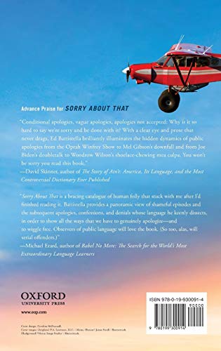 Sorry About That: The Language of Public Apology