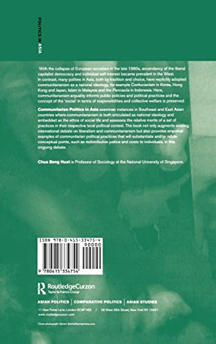 Communitarian Politics in Asia