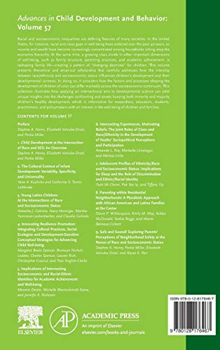Child Development at the Intersection of Race and SES (Volume 57) (Advances in Child Development and Behavior, Volume 57)