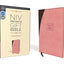 NIV, Premium Gift Bible, Leathersoft, Pink/Brown, Red Letter, Comfort Print: The Perfect Bible for Any Gift-Giving Occasion