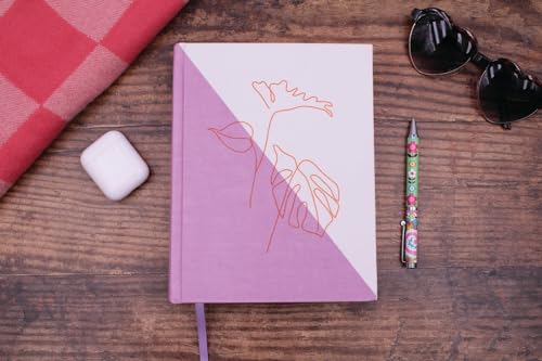 NIV, Journal the Word Bible for Teen Girls, Cloth over Board, Lavender/White, Red Letter: Includes Over 450 Journaling Prompts!