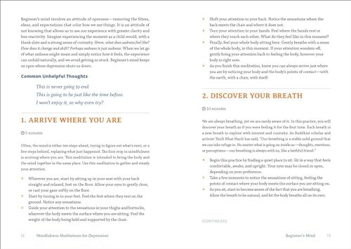 Mindfulness Meditations for Depression: 100 Practices for Solace and Self-Compassion
