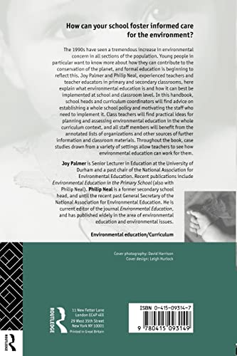 The Handbook of Environmental Education