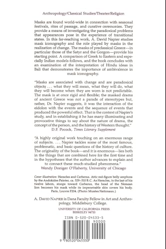 Masks, Transformation, and Paradox