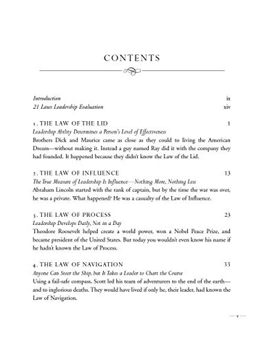 The 21 Irrefutable Laws of Leadership Workbook: Revised & Updated
