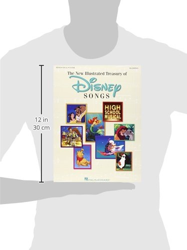 The New Illustrated Treasury of Disney Songs: Piano-Vocal-Guitar Piano, Vocal and Guitar Chords