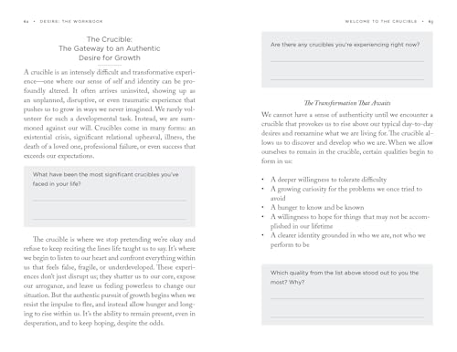 Desire: The Workbook: A Guided Journey into the Longings That Shape Our Lives
