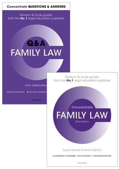 Family Law Revision Pack: Law revision and study guide (Concentrate)