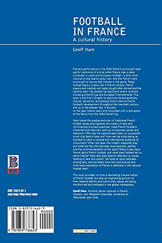 Football in France: A Cultural History (Global Sport Cultures)