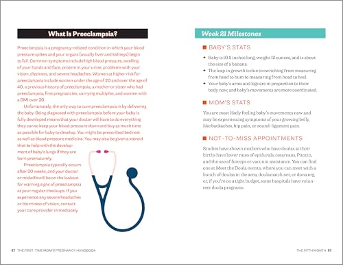 The First-Time Mom's Pregnancy Handbook: A Week-by-Week Guide from Conception through Baby's First 3 Months (First-Time Mom's Handbook)