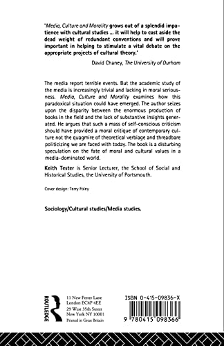 Media Culture & Morality (Center for Southeast Asia Studies)