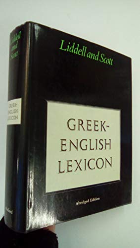 Greek-English Lexicon — back cover