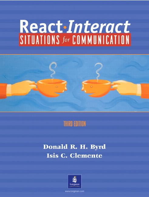 React Interact: Situations for Communication, Third Edition