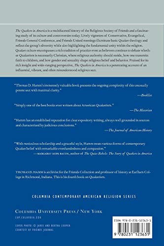 The Quakers in America (Columbia Contemporary American Religion Series)