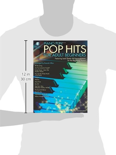 Piano Fun-Pop Hits For Adult Beginners Book/Audio Online