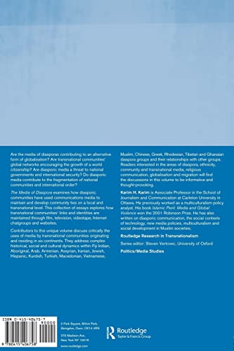 The Media of Diaspora: Mapping the Globe (Routledge Research in Transnationalism)