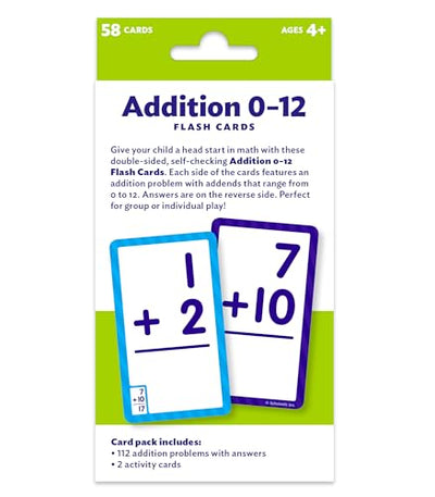 Flash Cards: Addition 0-12