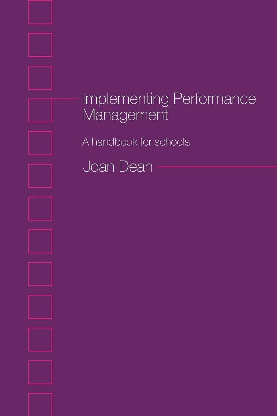 Implementing Performance Management: A Handbook for Schools