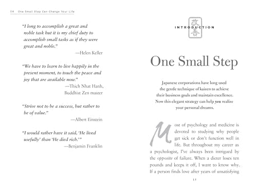 One Small Step Can Change Your Life: The Kaizen Way