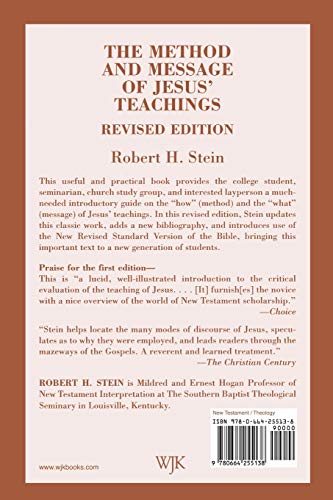 The Method and Message of Jesus' Teachings, Revised Edition