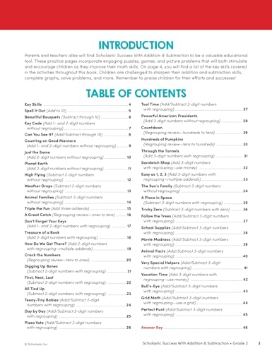 Scholastic Success with Addition & Subtraction Grade 2 Workbook