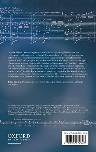 Cognition Through Understanding: Self-Knowledge, Interlocution, Reasoning, Reflection: Philosophical Essays, Volume 3