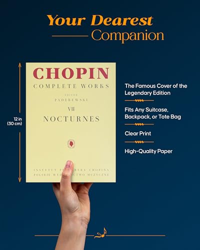 Nocturnes: Piano Solo - Chopin Nocturnes Piano Book - Sheets Book Collection for Classical Learner