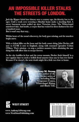 Whitechapel Rising: A Supernatural Horror Thriller (John Decker Supernatural Thrillers) — back cover