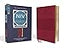 NIV Study Bible, Fully Revised Edition (Study Deeply. Believe Wholeheartedly.), Large Print, Leathersoft, Burgundy, Red Letter, Comfort Print