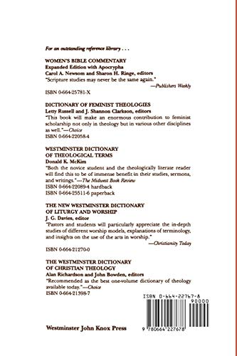 The Westminster Dictionary of Christian Ethics