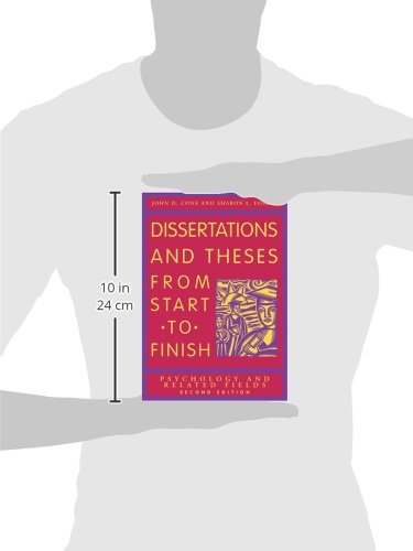 Dissertations And Theses from Start to Finish: Psychology And Related Fields