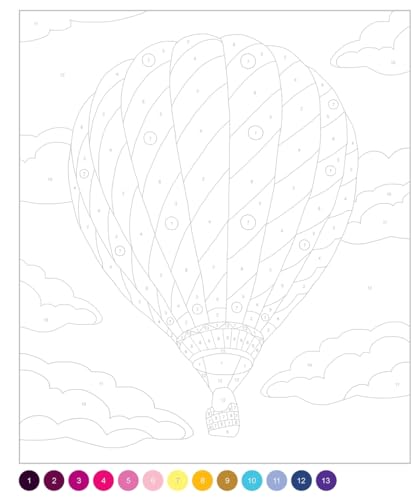 The Joy of Colouring by Numbers by French, Felicity