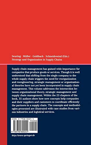 Strategy and Organization in Supply Chains