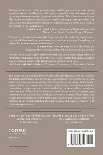 Women and Elective Office: Past, Present, and Future