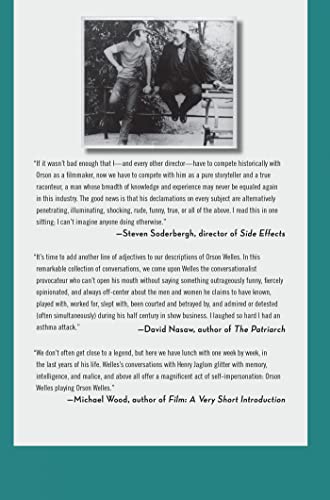 My Lunches with Orson: Conversations between Henry Jaglom and Orson Welles
