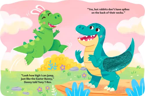 Bunnysaurus - Touch and Feel Board Easter Book - Sensory Board Book