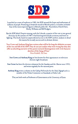 SDP: The Birth, Life, and Death of the Social Democratic Party