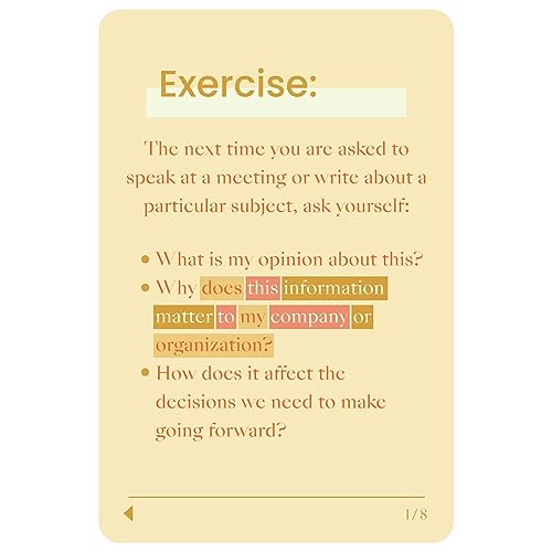 Make Your Voice Heard: A Deck of 72 Tips and Techniques for Effective Communication at Work