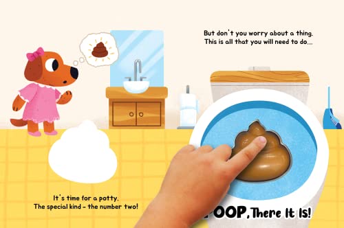 Little Hippo Poop, There It Is! Touch and Feel Board Book