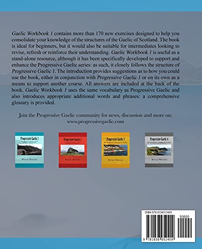 Gaelic Workbook 1: Progressive Gaelic Level 1 Workbook