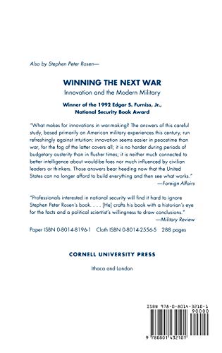Societies and Military Power: India and Its Armies (Cornell Studies in Security Affairs)