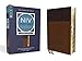 NIV Study Bible, Fully Revised Edition (Study Deeply. Believe Wholeheartedly.), Large Print, Leathersoft, Brown, Red Letter, Thumb Indexed, Comfort Print