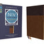 NIV Study Bible, Fully Revised Edition (Study Deeply. Believe Wholeheartedly.), Large Print, Leathersoft, Brown, Red Letter, Thumb Indexed, Comfort Print