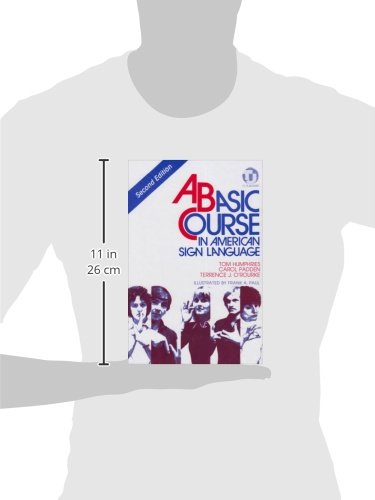 A Basic Course in American Sign Language — back cover