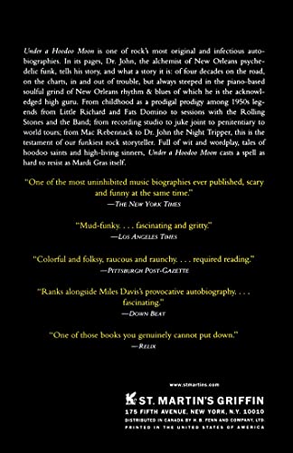 Under a Hoodoo Moon: The Life of the Night Tripper — back cover