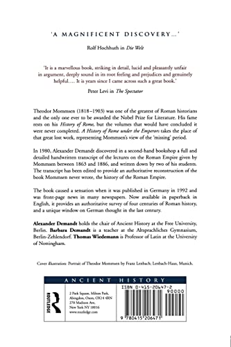 A History of Rome Under the Emperors (Routledge Key Guides)