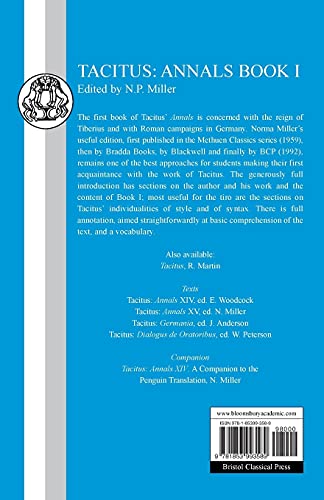 Tacitus: Annals I (Latin Texts)