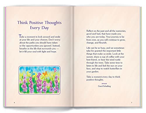 Think Positive Thoughts Every Day: Words to Inspire a Brighter Outlook on Life (A Blue Mountain Arts Collection), An Uplifting Gift Book of Encouragment, Wisdom, and Happy Thoughts